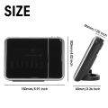 Creative Attention Projection Digital Weather LCD Snooze Clock Bell Alarm Display Backlight LED Projector Home Clock Timer.