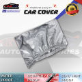 MITSUBISHI PAJERO/HIGH LANDER | TOYOTA PRADO / HILUX Waterproof Dustproof Lightweight Exterior Car Cover Car Body Cover  Silver Color CAR COVER. 