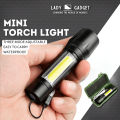 3 Mode Adjustable LED Rechargeable USB Touch Light Waterproof Mini Torch Light lampu suluh LED Zoomable Rechargeable.