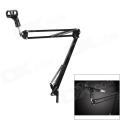 Professional Microphone Stand Suspension Scissor Arm with Holder For Dynamic and Condenser Microphone (Black).