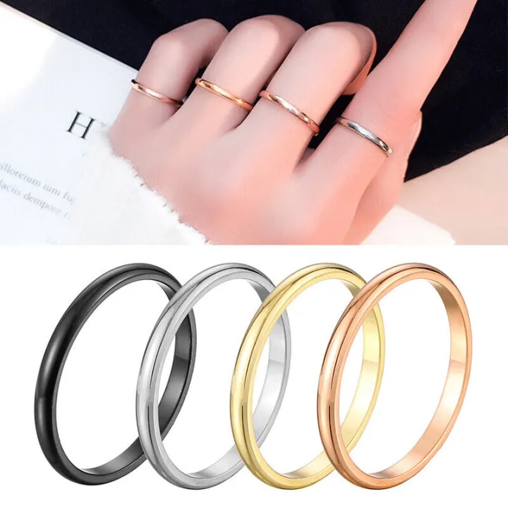 Stainless%20Steel%20Mens%20Women's%20Finger%20Ring%202%20mm%20-%20Image%204