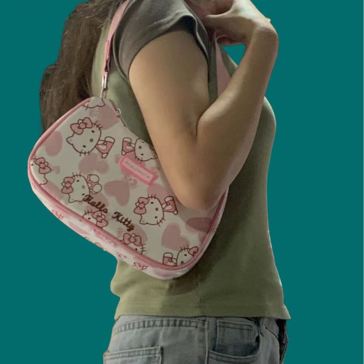 New%20cute%20Sanrio%20Melody%20Girl%20Underarm%20Bag%20Handbag%20Girl%20Shoulder%20Bag%20Niche%20Cartoon%20Tote%20Bag%20-%20Image%202