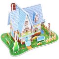 3D DIY Puzzle Jigsaw Baby Toy Kid Early Learning Castle Construction Pattern. 