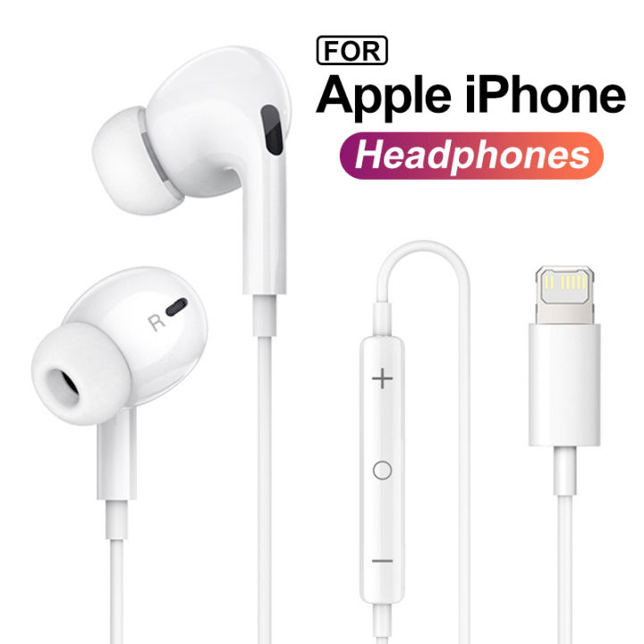 Apple Earbuds Iphone 12 Mini Earpods Apple Earpods Headset Iphone
