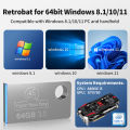 【Free shipping】 JMachen Portable Retrobat 64G USB 3.0 Disk 8731Retro Games&15 Emulators for PSP/ /N64/NES/SNES for Windows PC/Rog Ally HandHeld. 