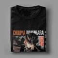 Bungo Stray dogs Dazai Osamu Nakahara chuuya T shirt men's 100% cotton T-shirt o neck tee shirt short sleeve clothing gift idea. 