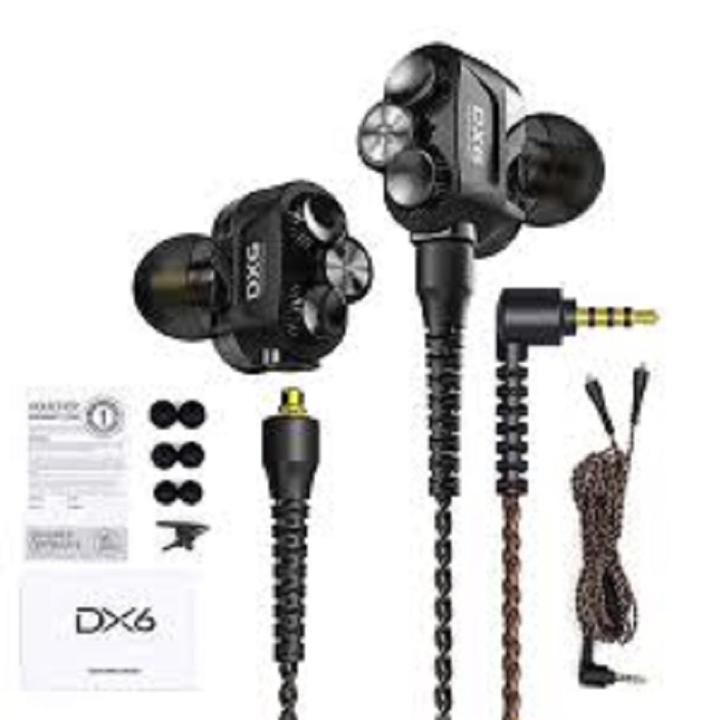 Gaming Earphone Plextone DX6 - 3 Hybrid Drivers 3.5m