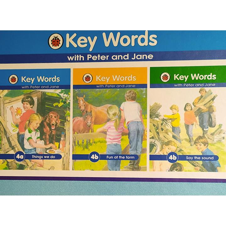 Key Words with Peter and Jane 4a 4b 4c Hardcover