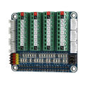 Sensor Expansion Board, Compact Size LED GPIO IO Port Development Board ADDA Chip for 4B 3B CM4.