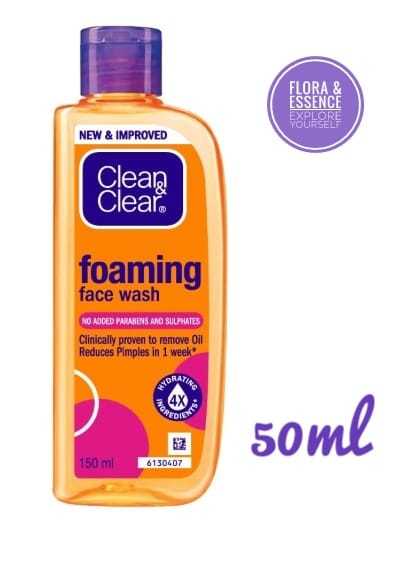 Clean%20&%20Clear%C2%AE%20Foaming%20Face%20Wash%2050ml%20(Original%20Indian)%20-%20Image%202
