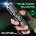 Super Bright LED Flashlight USB Rechargeable Led Torch for Night Riding Camping Hunting Indoor Flash light. 