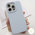 Luxury Shock-absorbing Skin Feel Shockproof Phone Case Compatible for IPhone 16 11 15 12 14 13 Pro Max 16E 15 14 16 Plus 16 15 Pro Simple Solid Color Liquid Silicone Soft Cover. 