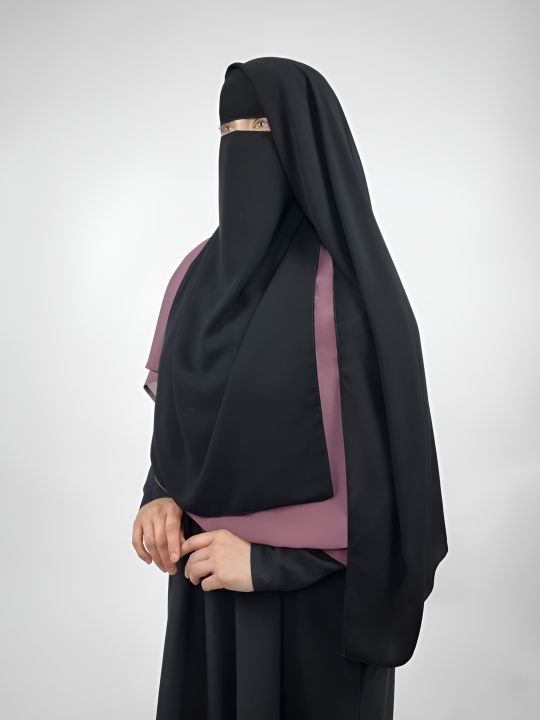 Niqab 2 Layer Best Quality Hijab Niqab For Woman Face Cover - Niqab 2 ...