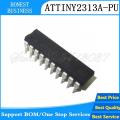 ATTINY2313A-PU ATTINY2313-PU ATTINY2313APU ATTINY2313A ATTINY2313 ATMEL Microcontroller 8-Bit DIP-20 AVR Microcontroller EEPROM 128B SRAM 128B Flash 2KB 20MHz IC Electronics Circuitry & Parts. 