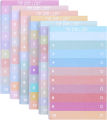 50Sheets To Do List Sticky Notes Multicolors Lined Sticky Notes Portable Sticky Notes Memo Pad Notepad kawaii stationery. 