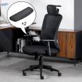 Office Chair Armrest Pad with Mounting Hole Screws Set Office Chair Parts.
