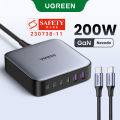 UGREEN Nexode 200W USB C Desktop Charger - 6 Ports GaN PD Fast Charger USB Charging Station Laptop Power Adapter for MacBook Pro/Air, iPad Pro/Mini, iPhone 13/13 Pro Max, Galaxy, Pixel. 