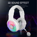 REDRAGON Pandora H350 RGB Backlighting gaming Headphone,7.1 USB Surround sound Computer headset Earphones With Microphone Laptop. 