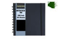 Papertree Water color Pad Black cover spiral bound 5x5 inch , 20 sheets.