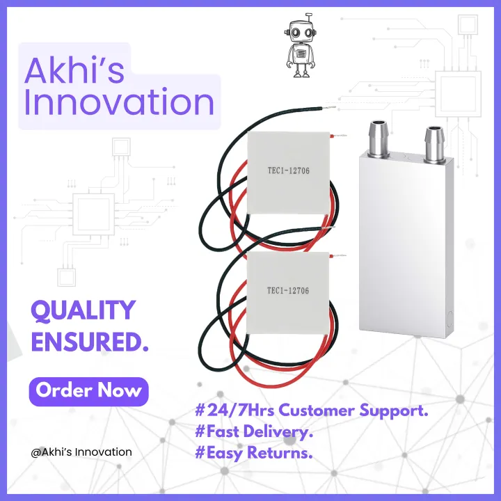 Thermoelectric Peltier Module With Aluminum Block. 2 Pcs Module+ 2A ...