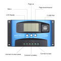 KOGEEK 30A/40A/50A/60A/100A MPPT Solar Charge Controller Dual USB LCD Display Auto Solar Cell Panel Charger Regulator. 