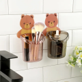 teddy Bear Bathroom Tooth Brush Holder Brush Holder Toothpaste Brush Holder Adhesive Tooth Brush Holder. 