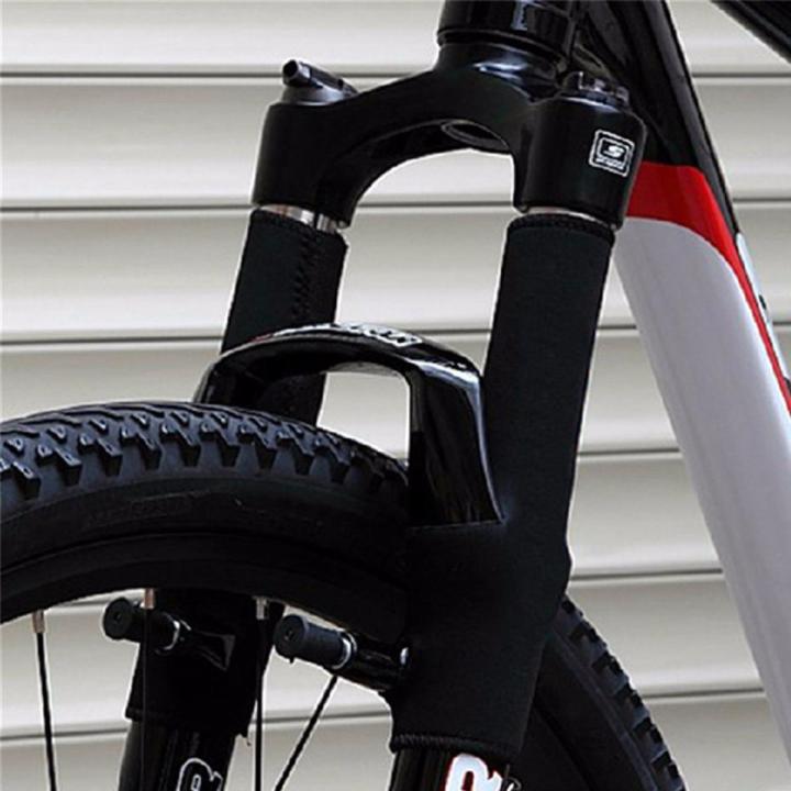 Mountain Bike Bicycle Front Fork protector Cover Pad Accessories Chain Guard Frame Neoprene Black Daraz .bd