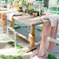 Birthday table runner jan blue napkin arrangement wedding decoration table rusty tablecloth cotton gauze dust flying paper towel gift saint. 