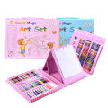Super Mega 208-Piece Kids Art Set with Paints, Crayons, Markers - High-Quality Art Supplies for Drawing and Painting. 