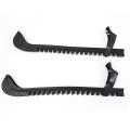 2 Pair Ice Skate Blade Protectors,Universal Ice Skate Blade Cover Hockey Skate Guards with Adjustable Buckle for Skating. 