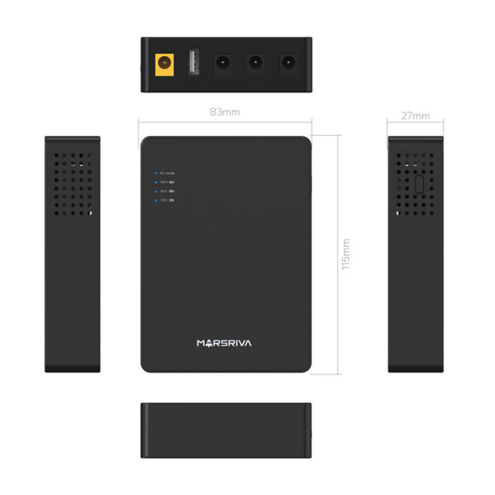 MARSRIVA%20ET3%208400mAh%20Mini%20DC%20UPS%20for%20Router%20%E2%80%93%20Smart%20Backup%20Power%20-%20Image%202