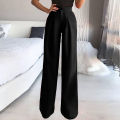 Wide Leg Pants For Women Trousers Solid Casual High Waisted Wide Leg Palazzo Trousers Women's Pants Sweat Pants For Womens. 