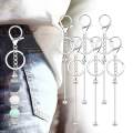 Beadable Keychain Bars Students Gift Jewelry Making Durable.