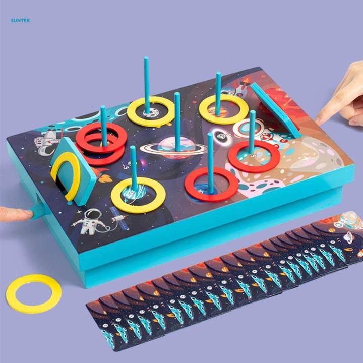 Game for Kids Battle Game Stable Montessori Toy Durable Educational Toys Tossing Game Throwing Ferrule Toy for Party Activities Garden