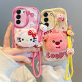 Sroof  Case  For Samsung Galaxy A02 A02S A03 a03s A04 A04E A05 A05S A12 A13 A13 A14 A15 A16 A21S Fashionable and Cute Cream Plush Phone Case with Six Animal Types Pacha Dog Strawberry Bear phone case back cover. 