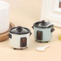 1:12 Dollhouse Mini Rice Cooker W/ Rice Spoon Kitchen Kitchenware Cooking Model. 