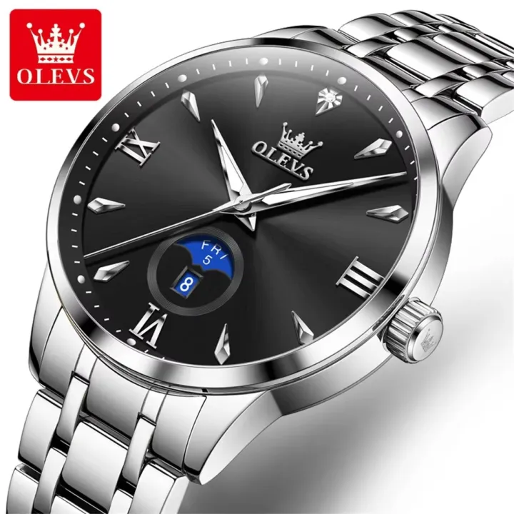 Olevs%203646%20Stainless%20Steel%20Analog%20Wrist%20Watch%20For%20Men%20-%20Image%202