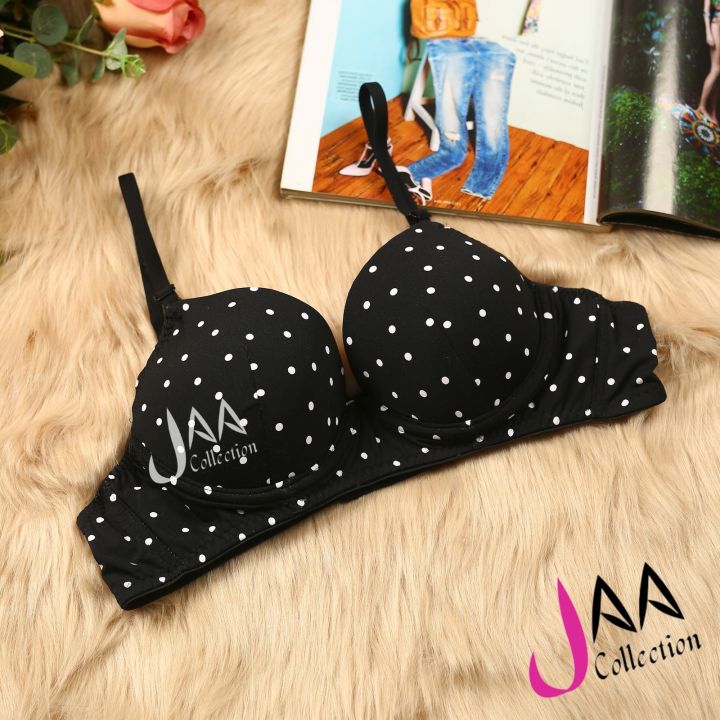 Women's%20Soft%20Comfortable%20Black%20Flower%20Printed%20Foam%20Bra%20for%20Sexy%20Girl%20-%20Image%204