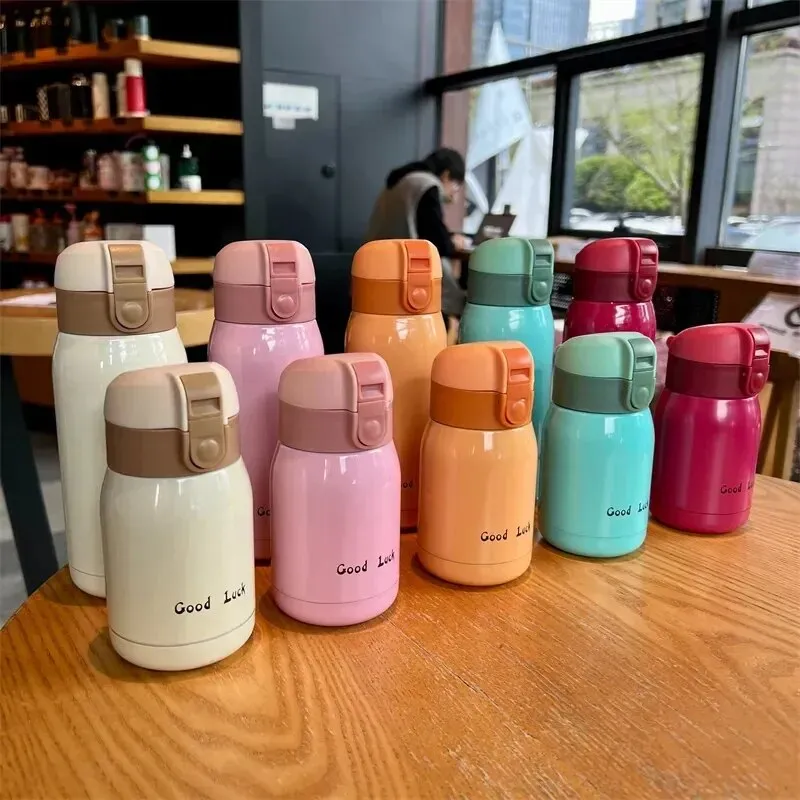 10pcs Mini Thermos Cup 200ml Pocket Cup Stainless Steel Thermal