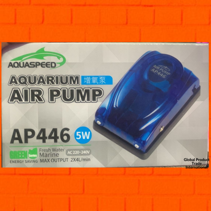 AQUARIUM OXYGEN Dual Nozzle Air Pump For Airation AP 446