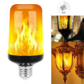 1Pc LED Flame Effect Fire Light Bulb E27 Simulated Nature Flicker Lamp Decor Encounter. 