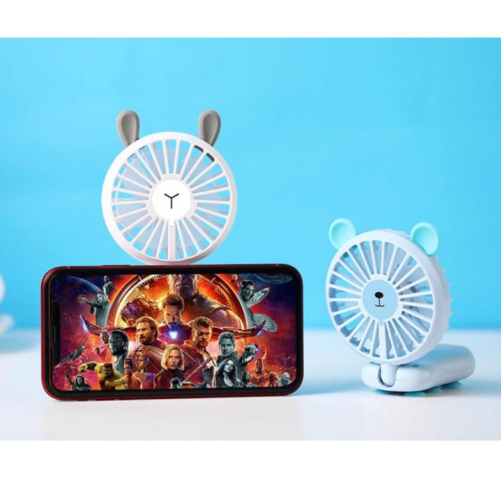 Mini Handheld Fan,Personal Portable Desk Stroller Table Fan Cute Small ...