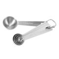 Measuring Spoons, Stainless Steel Measuring Spoons Cups Set, Small Tablespoon with Metric and US Measurements, Set of 6 for Gift Measuring Dry and Liquid Ingredients.