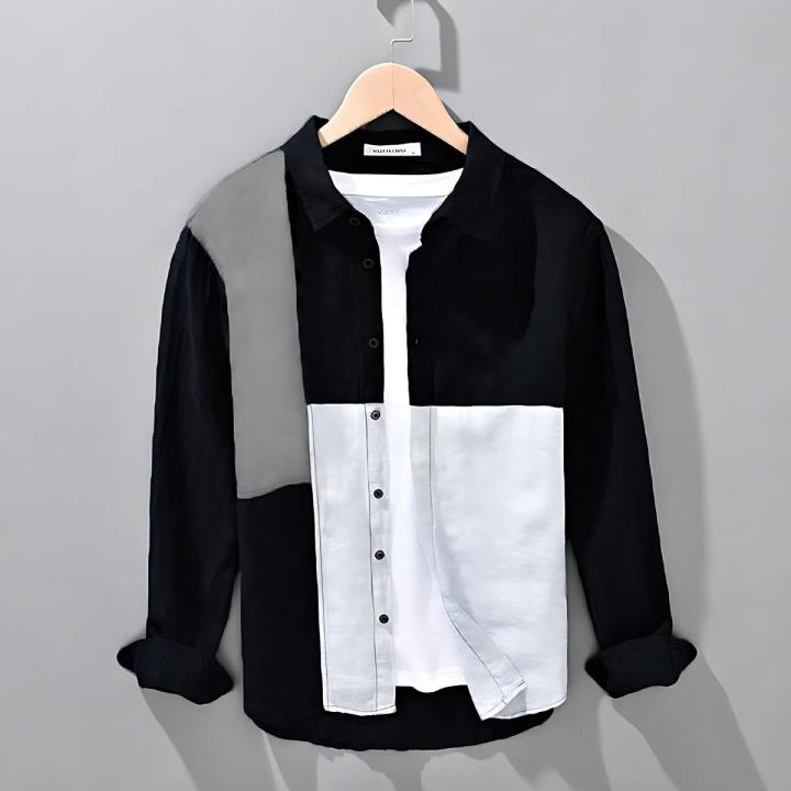AH Fashion Solid Colour Oxford Cotton Casual Shirt For Men