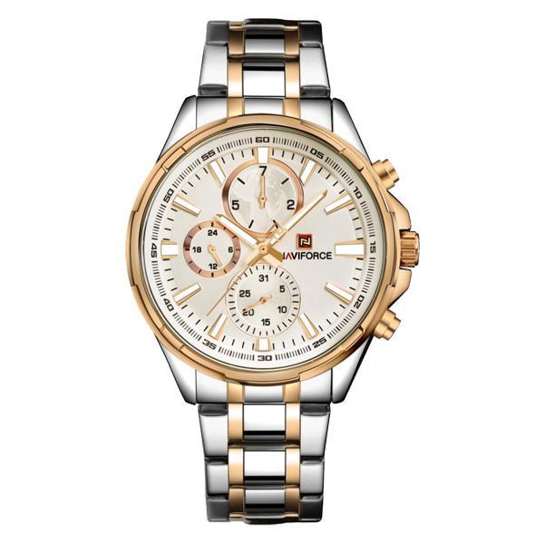 NAVIFORCE%20NF9089%20Two-Tone%20Stainless%20Steel%20Chronograph%20Watch%20For%20Men%20-%20Silver%20&%20Rose%20Gold%20-%20Image%203