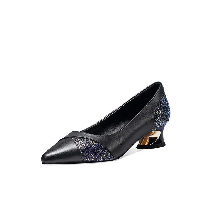 women%20classic%20pointed%20toe%20pu%20leather%20slip%20on%20high%20heel%20shoes%20lady%20cool%20black%20office%20heel%20pumps%20zapatos%20de%20mujer%20a6512%20-%20Image%206