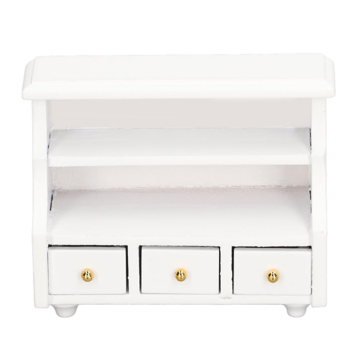 Mini%20Cabinet,%20Composite%20Wood%20Stylish%20Well%20Workmanship%20Gorgeous%20Doll%20House%20White%20Cabinet%20for%20Shower%20Room%20for%20Girls%20-%20Image%204