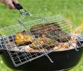 Stainless Steel Portable Bbq Net Holder Clip- Enjoy Convenient Grilling Anywhere With This Durable And Easy-To-Use Clip. 