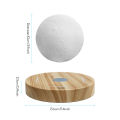 Magnetic Levitating Floating Moon Light Lamp 3D Printing Lamp Desktop Lamp Night Light Diameter 10cm / 3.9inch with Base TouchSwitch for Home Office Desk Decoration Children Friends Special Gift 100-240V.