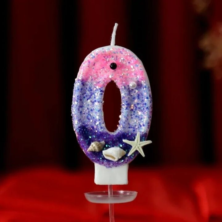 Princess%20Birthday%20Mermaid%20Pearl%20Candle%20Cake%20Topper%20Decor%20Girl%201%202%203%204%205%206%207%208%209%20Year%20Old%20Wedding%20Dessert%20Cupcake%20Baking%20Supplies%20-%20Image%205